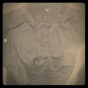 Boys black button up